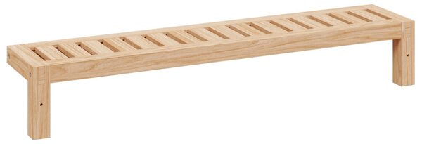 Fali Polc 62x10x12,5 cm Tömör Fa Dió