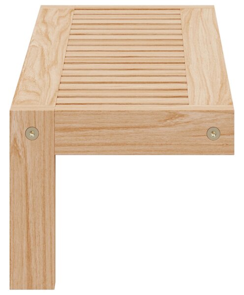 Fali Polc 62x10x12,5 cm Tömör Fa Dió