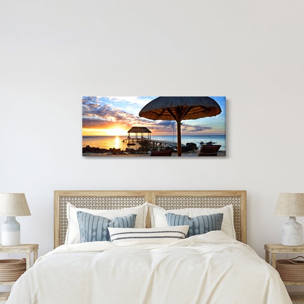 Kép - Naplemente Mauritiuson (120x50 cm)