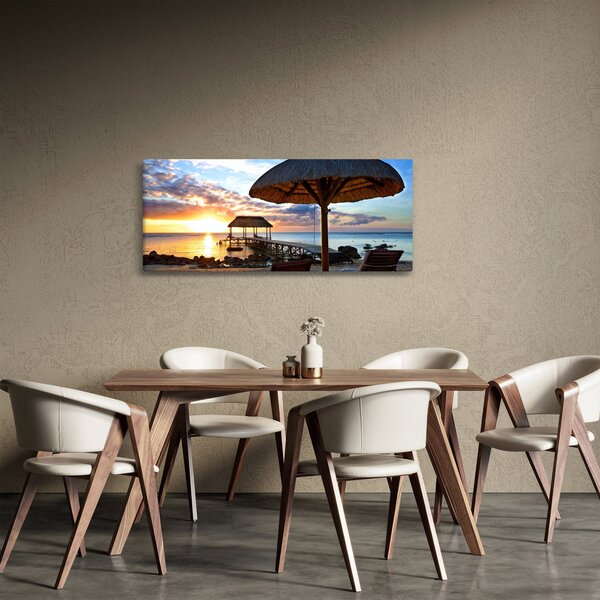 Kép - Naplemente Mauritiuson (120x50 cm)