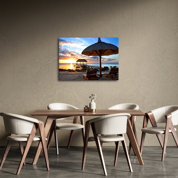 Kép - Naplemente Mauritiuson (70x50 cm)