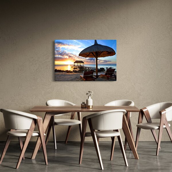 Kép - Naplemente Mauritiuson (90x60 cm)
