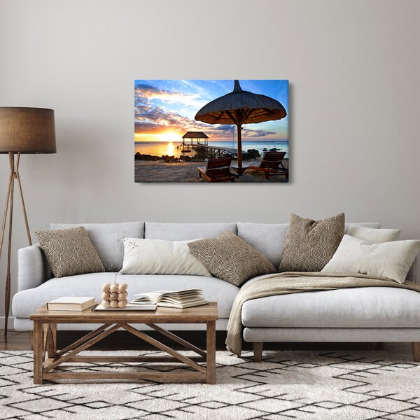 Kép - Naplemente Mauritiuson (90x60 cm)