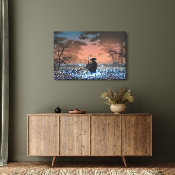 Kép - Egy harcos illusztrációja (90x60 cm)