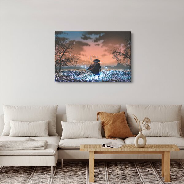 Kép - Egy harcos illusztrációja (90x60 cm)