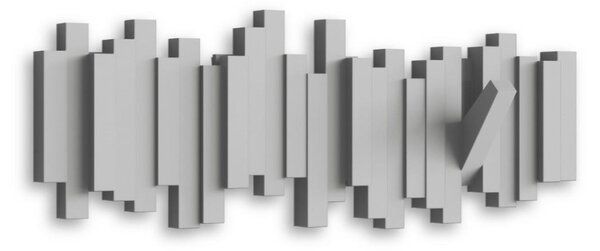 Umbra Sticks Műanyag Fali Fogas Szürke Modern