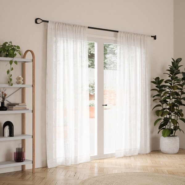 Umbra Loop Teleszkópos Függönykarnis Matt Fekete 107-305 cm