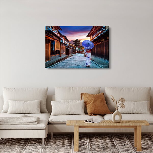 Kép - Ázsiai nő (90x60 cm)
