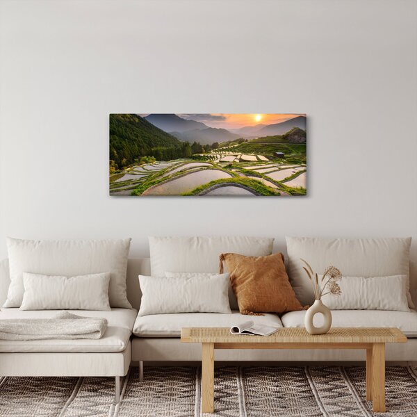Kép - Rizsteraszok (120x50 cm)