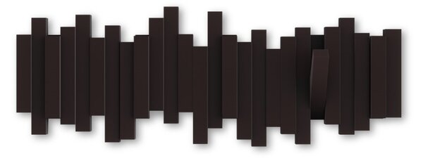 Umbra Sticks Műanyag Fali Fogas Espresso