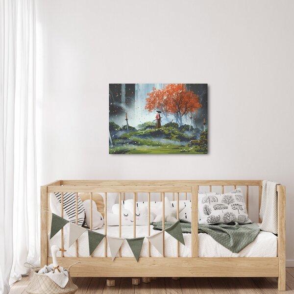 Kép - A kardok kertjének illusztrációja (70x50 cm)