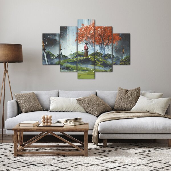 Kép - A kardok kertjének illusztrációja (150x105 cm)