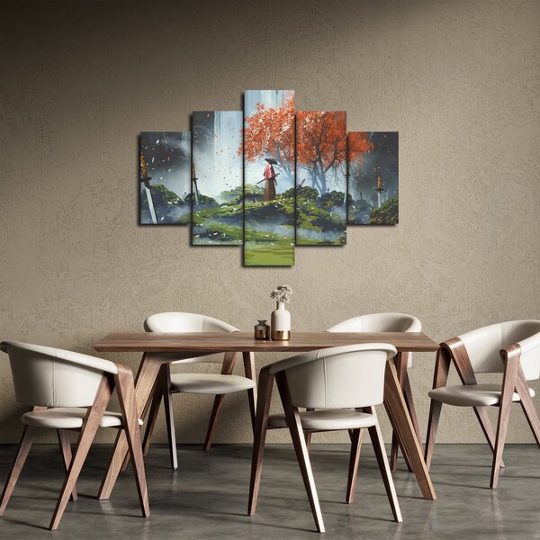 Kép - A kardok kertjének illusztrációja (150x105 cm)