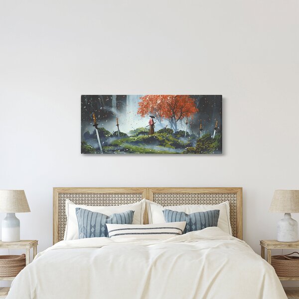 Kép - A kardok kertjének illusztrációja (120x50 cm)
