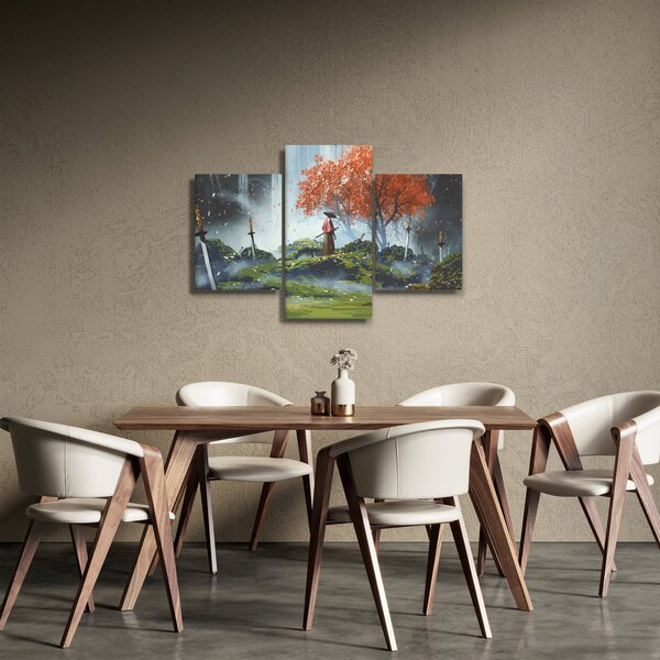 Kép - A kardok kertjének illusztrációja (90x60 cm)