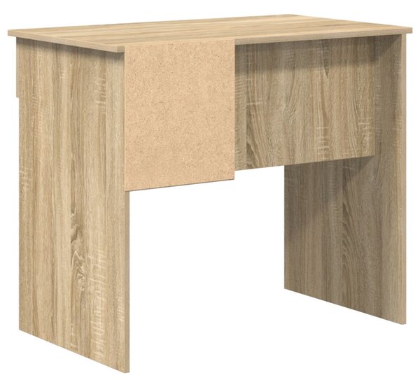 Íróasztal tárolóval Sonoma tölgy 90x49.5x75 cm módosított fa