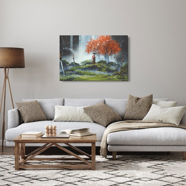 Kép - A kardok kertjének illusztrációja (90x60 cm)