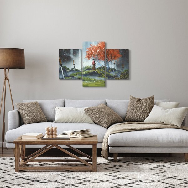 Kép - A kardok kertjének illusztrációja (90x60 cm)