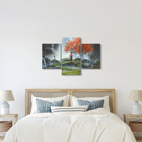 Kép - A kardok kertjének illusztrációja (90x60 cm)