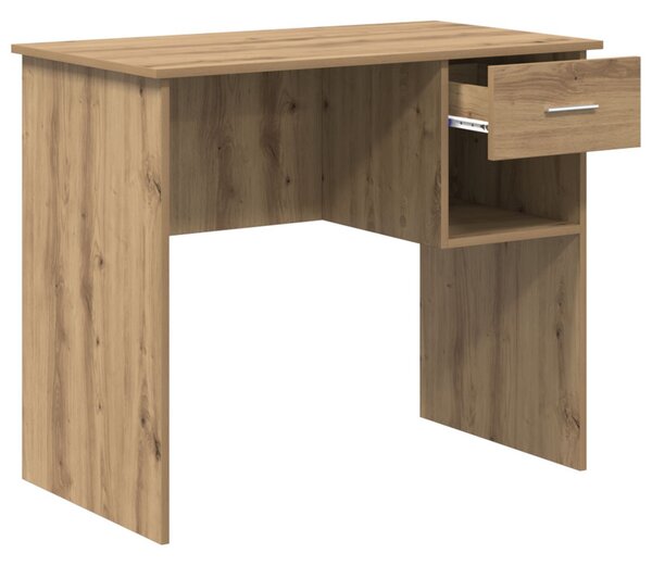 Íróasztal tárolóval Mesteri tölgy 90x49.5x75 cm Szerelt fa