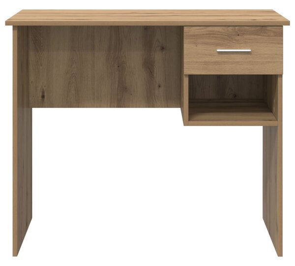 Íróasztal tárolóval Mesteri tölgy 90x49.5x75 cm Szerelt fa