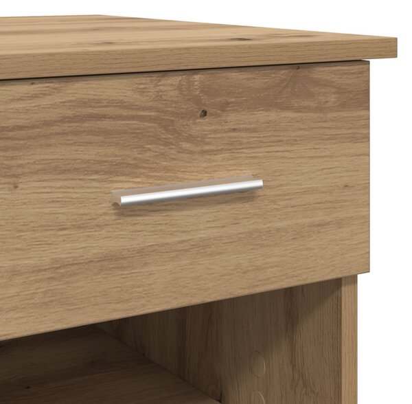 Íróasztal tárolóval Mesteri tölgy 90x49.5x75 cm Szerelt fa