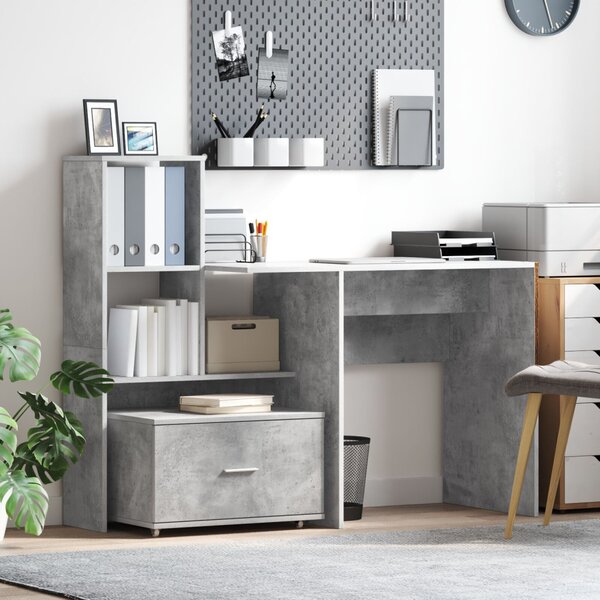 Fiókos szekrény 55 x 45 x 31 cm Beton Szürke