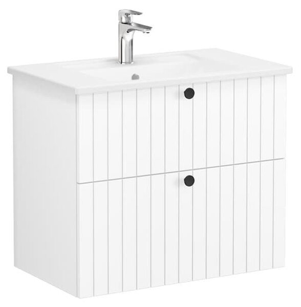 Fürdőszoba szekrény mosdóval VitrA Root 80x67x46 cm fehér matt ROOTG80WINTS