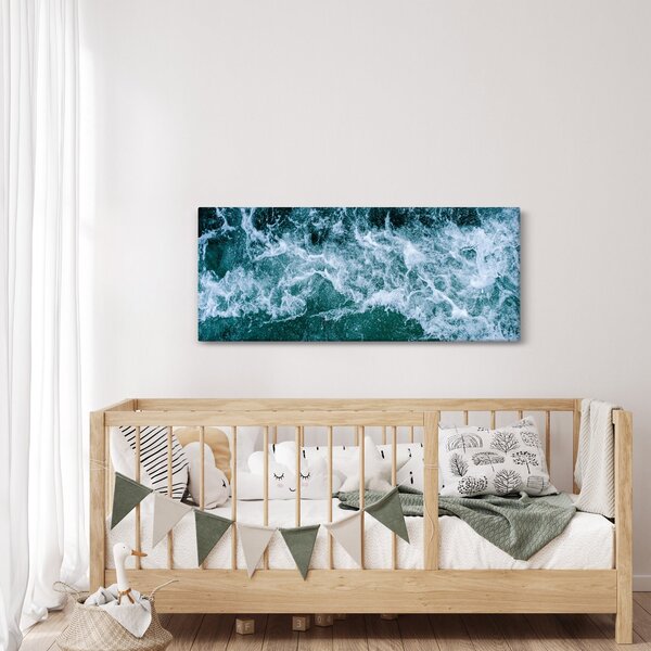 Kép - Óceáni hullámok (120x50 cm)