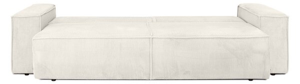 King Home Pillow Kihúzható Kord Kanapé Világos Bézs