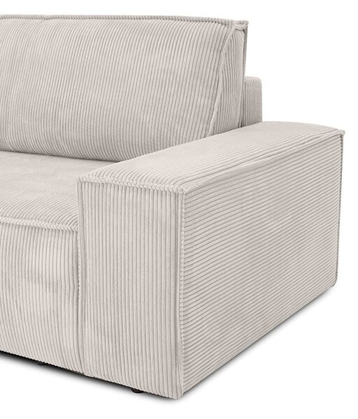 King Home PILLOW Kihúzható Kanapé Kordszövet Téglavörös