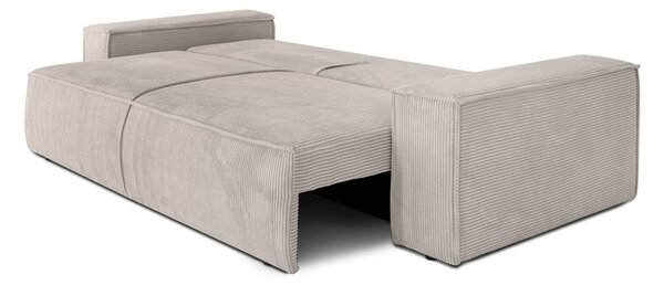 King Home PILLOW Kihúzható Kanapé Kordszövet Téglavörös