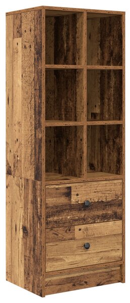Magasfiú fiókkal Öreg fa 45,5 x 34 x 127 cm