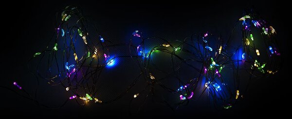 NEXOS Dekoratív LED világítás 60 LED színes