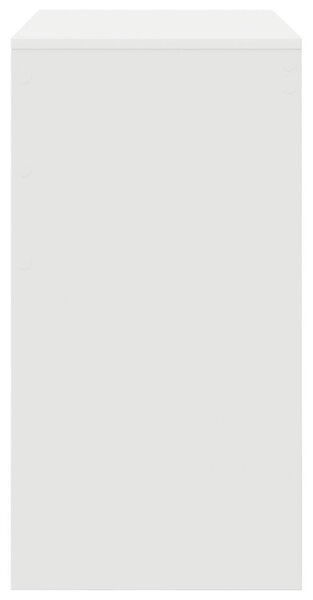 Íróasztal Fehér MDF 80 x 40 x 76 cm Egyszerű Íróasztal