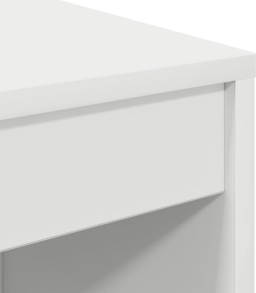 Íróasztal Fehér MDF 80 x 40 x 76 cm Egyszerű Íróasztal