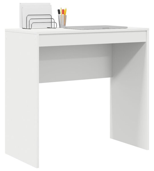 Íróasztal Fehér MDF 80 x 40 x 76 cm Egyszerű Íróasztal