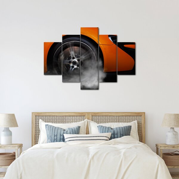 Kép - Narancssárga sportautó (150x105 cm)