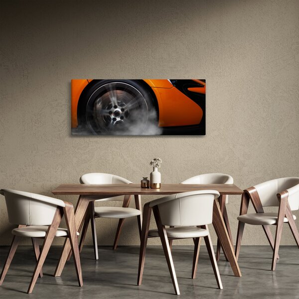 Kép - Narancssárga sportautó (120x50 cm)