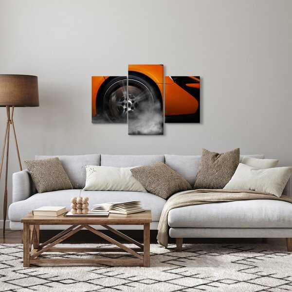 Kép - Narancssárga sportautó (90x60 cm)