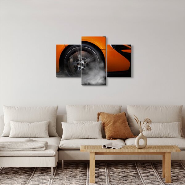 Kép - Narancssárga sportautó (90x60 cm)