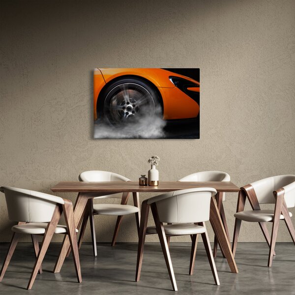 Kép - Narancssárga sportautó (90x60 cm)