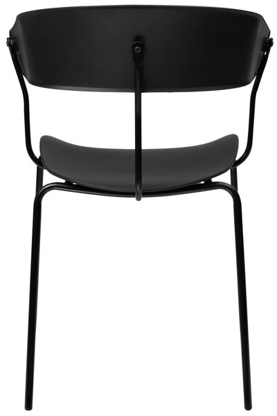 King Home JETT Polipropilén Szék Fekete Modern