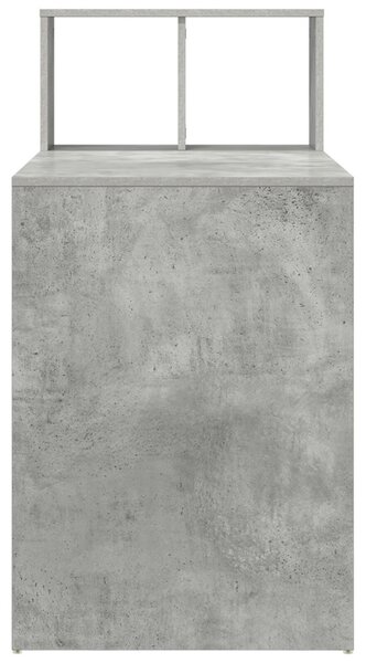 Íróasztal Beton szürke Mérnöki fa betonfelülettel Közepes