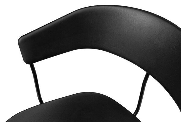King Home JETT Polipropilén Szék Fekete Modern