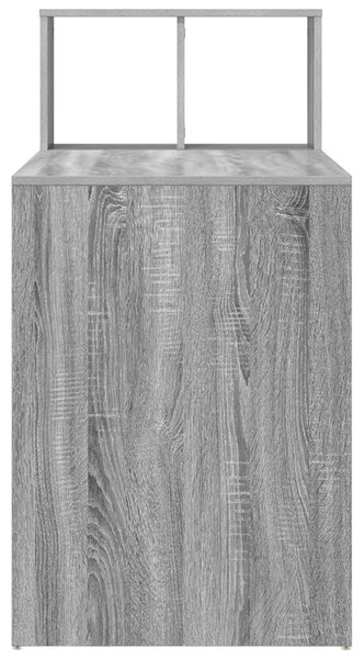 Íróasztal Szürke Sonoma MDF, laminált Közepes Szürke íróasztal