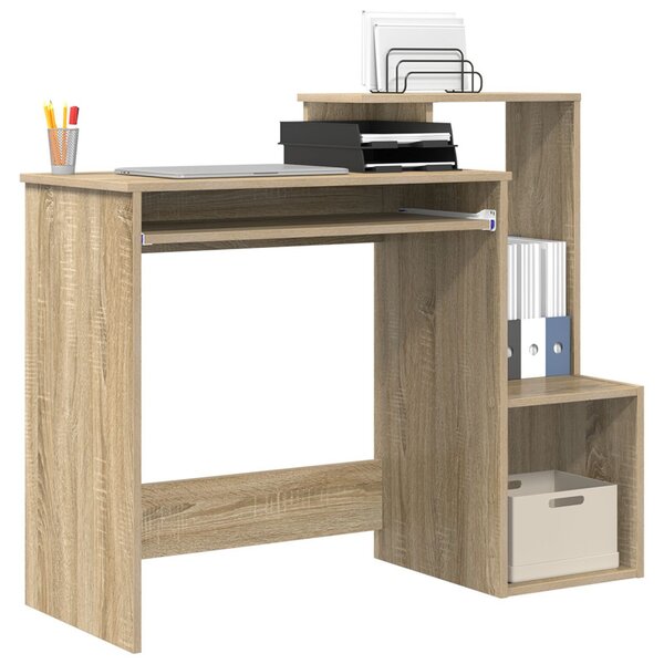 Asztal Sonoma tölgy Szerelt Fa 106 x 41 x 88.5 cm