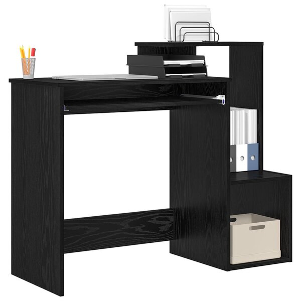 Asztal Fekete tölgy 106 x 41 x 88.5 cm Szerelt Fa