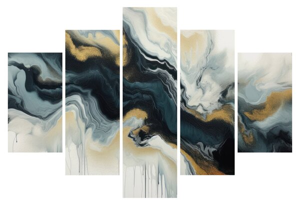 Kép - Márványozott rajz (150x105 cm)