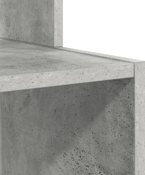 Szürke számítógépasztal Beton szürke